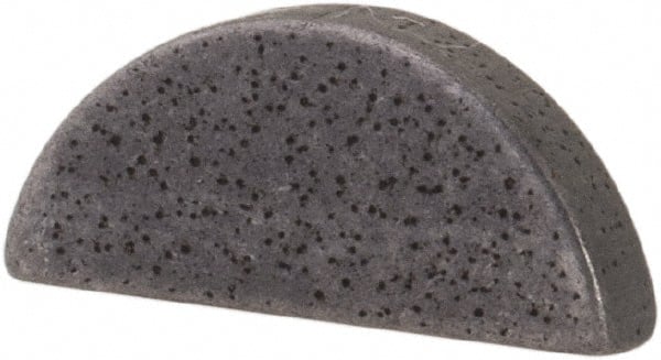 Made in USA - #202-1/2 Standard Woodruff Key - 5/16" Long x 1/16" Wide, Steel - Exact Tooling