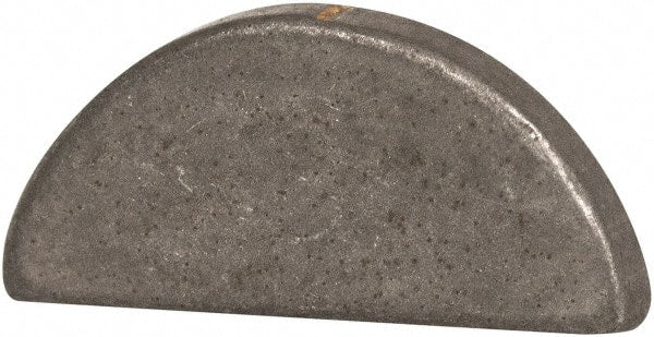 Made in USA - #203 Standard Woodruff Key - 3/8" Long x 1/16" Wide, Alloy Steel - Exact Tooling