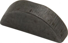 Made in USA - #303 Standard Woodruff Key - 3/8" Long x 3/32" Wide, Alloy Steel - Exact Tooling