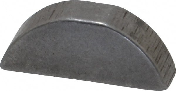 Made in USA - #606 Standard Woodruff Key - 3/4" Long x 3/16" Wide, Alloy Steel - Exact Tooling