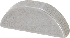 Made in USA - #607 Standard Woodruff Key - 7/8" Long x 3/16" Wide, Alloy Steel - Exact Tooling