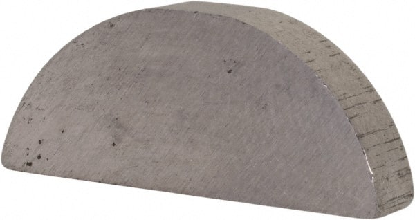 Made in USA - #708 Standard Woodruff Key - 1" Long x 7/32" Wide, Alloy Steel - Exact Tooling