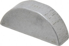 Made in USA - #1009 Standard Woodruff Key - 1-1/8" Long x 5/16" Wide, Alloy Steel - Exact Tooling