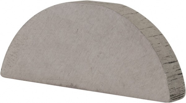 Made in USA - #710 Standard Woodruff Key - 1-1/4" Long x 7/32" Wide, Alloy Steel - Exact Tooling