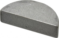 Made in USA - #1211 Standard Woodruff Key - 1-3/8" Long x 3/8" Wide, Alloy Steel - Exact Tooling