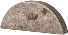 Made in USA - #812 Standard Woodruff Key - 1-1/2" Long x 1/4" Wide, Alloy Steel - Exact Tooling