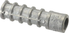 Powers Fasteners - 1/2" Diam, 1/2" Drill, Lag Shield Concrete Anchor - Zamac Alloy, Zinc-Plated Finish, Flat Head - Exact Tooling