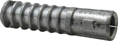 Powers Fasteners - 3/4" Diam, 3/4" Drill, Lag Shield Concrete Anchor - Zamac Alloy, Zinc-Plated Finish, Flat Head - Exact Tooling