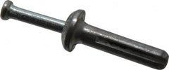 Powers Fasteners - 3/16" Diam, 3/16" Drill, 7/8" OAL, 1-1/8" Min Embedment Hammer Drive Concrete Anchor - Steel (Drive Pin)/Zamac Alloy (Body), Zinc-Plated Finish, Mushroom Head - Exact Tooling