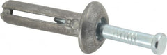 Powers Fasteners - 1/4" Diam, 1/4" Drill, 1" OAL, 1-7/8" Min Embedment Hammer Drive Concrete Anchor - Steel (Drive Pin)/Zamac Alloy (Body), Zinc-Plated Finish, Mushroom Head - Exact Tooling