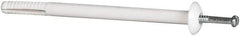 Powers Fasteners - 1/4" Diam, 1/4" Drill, 4" OAL, Hammer Drive Concrete Anchor - Nylon (Body)/Steel (Drive Pin), Zinc-Plated Finish, Mushroom Head - Exact Tooling