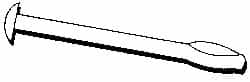 Powers Fasteners - 1/4" Diam, 1/4" Drill, 2-1/2" OAL, Split-Drive Concrete Anchor - Steel, Zinc-Plated Finish, Round Head - Exact Tooling