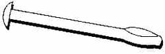 Powers Fasteners - 1/4" Diam, 1/4" Drill, 2-1/2" OAL, Split-Drive Concrete Anchor - Steel, Zinc-Plated Finish, Round Head - Exact Tooling