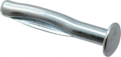 Powers Fasteners - 3/8" Diam, 3/8" Drill, 2-1/2" OAL, 1-9/16" Min Embedment Split-Drive Concrete Anchor - Steel, Zinc-Plated Finish, Round Head - Exact Tooling