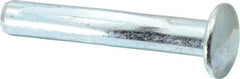 Powers Fasteners - 1/2" Diam, 1/2" Drill, 3" OAL, 3-3/8" Min Embedment Split-Drive Concrete Anchor - Steel, Zinc-Plated Finish, Round Head - Exact Tooling