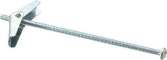 Powers Fasteners - 3/16" Screw, 3/16" Diam, 5" Long, Toggle Bolt Drywall & Hollow Wall Anchor - 1/2" Drill, Zinc Plated, Steel, Grade Zamac 7, Use in Drywall & Wallboard - Exact Tooling