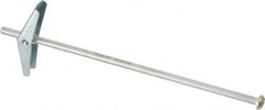 Powers Fasteners - 3/16" Screw, 3/16" Diam, 6" Long, Toggle Bolt Drywall & Hollow Wall Anchor - 1/2" Drill, Zinc Plated, Steel, Grade Zamac 7, Use in Drywall & Wallboard - Exact Tooling