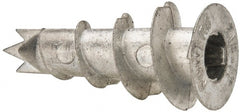 Powers Fasteners - 9/16" Diam, 1-5/16" Long, 3/8 to 1" Thick, Self Drilling Drywall & Hollow Wall Anchor - Zinc Plated, Nylon, Use in Wallboard - Exact Tooling