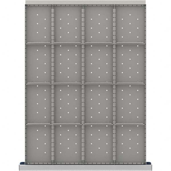 LISTA - 16-Compartment Drawer Divider Layout for 3.15" High Drawers - Exact Tooling