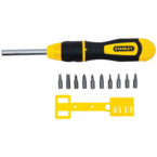 STANLEY® 11 Piece Multi-Bit Ratcheting Screwdriver Set - Exact Tooling