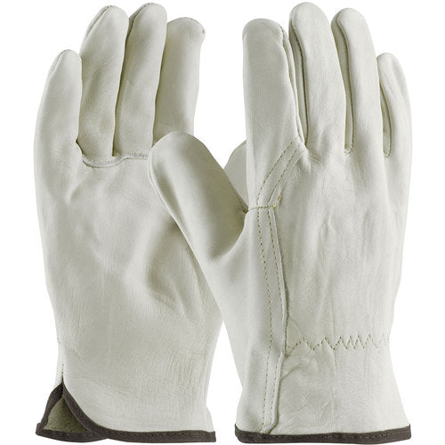 ‎68-116/L Leather Drivers Gloves - Top Grain Cowhide Drivers - Superior Quality - Wing Thumb - Sewn w/ Kevlar - Exact Tooling