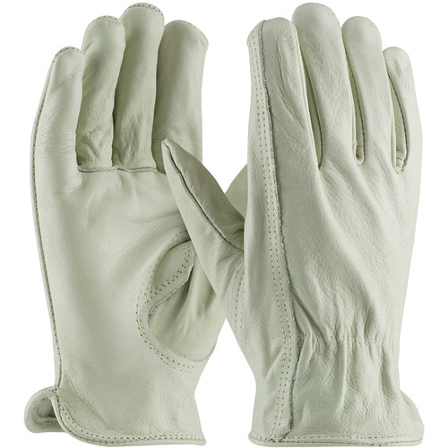 ‎68-168/L Leather Drivers Gloves - Top Grain Cowhide Leather Drivers - Premium Grade - Keystone Thumb - Exact Tooling