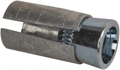 Powers Fasteners - 1/2" Diam, 3/4" Drill, 1-3/4" OAL, 1" Min Embedment Drop-In Concrete Anchor - Steel (Cone)/Zamac Alloy (Body), Zinc-Plated Finish - Exact Tooling