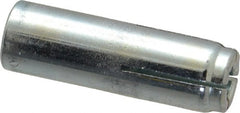 Powers Fasteners - 3/8" Diam, 1/2" Drill, 1-1/2" Min Embedment Drop-In Concrete Anchor - Grade 5 Steel, Zinc-Plated Finish, 5/8" Thread Length - Exact Tooling