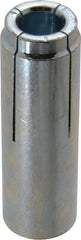 Powers Fasteners - 3/4" Diam, 1" Drill, 1-5/8" Min Embedment Drop-In Concrete Anchor - Grade 5 Steel, Zinc-Plated Finish, 1-3/8" Thread Length - Exact Tooling