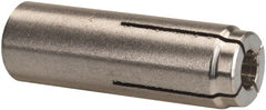 Powers Fasteners - 1/2" Diam, 5/8" Drill, 2-1/4" Min Embedment Drop-In Concrete Anchor - 303 Stainless Steel, 13/16" Thread Length - Exact Tooling