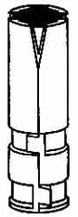 Powers Fasteners - 5/8" Diam, 1" Drill, 2-5/8" OAL, 2-1/2" Min Embedment Single Expansion Concrete Anchor - Zamac Alloy, Flat Head - Exact Tooling