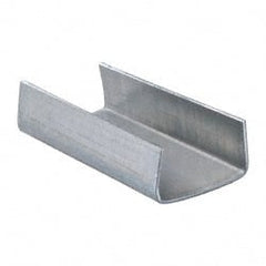 Made in USA - 1/2 Inch Wide, Snap On, Steel Open Seal - 1,000 Piece - Exact Tooling