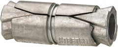 Powers Fasteners - 5/16" Diam, 5/8" Drill, 1-5/8" OAL, 2" Min Embedment Double Expansion Concrete Anchor - Zamac Alloy - Exact Tooling