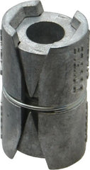 Powers Fasteners - 3/8" Diam, 3/4" Drill, 2" OAL, 2" Min Embedment Double Expansion Concrete Anchor - Zamac Alloy, Flat Head - Exact Tooling