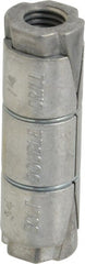 Powers Fasteners - 3/4" Diam, 1-1/4" Drill, 3-15/16" OAL, 2-1/2" Min Embedment Double Expansion Concrete Anchor - Zamac Alloy, Flat Head - Exact Tooling