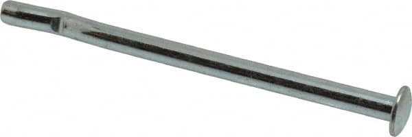 Powers Fasteners - 1/4" Diam, 1/4" Drill, 4" OAL, 1-3/4" Min Embedment Split-Drive Concrete Anchor - Grade 8.2 Steel, Zinc-Plated Finish, Mushroom Head - Exact Tooling