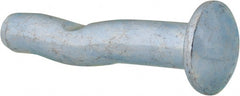 Powers Fasteners - 3/8" Diam, 3/8" Drill, 2" OAL, 1-3/4" Min Embedment Split-Drive Concrete Anchor - Grade 8.2 Steel, Zinc-Plated Finish, Mushroom Head - Exact Tooling