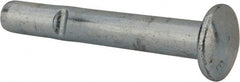 Powers Fasteners - 1/2" Diam, 1/2" Drill, 3-1/2" OAL, Split-Drive Concrete Anchor - Grade 8.2 Steel, Zinc-Plated Finish, Mushroom Head - Exact Tooling