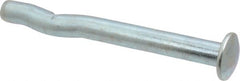 Powers Fasteners - 1/2" Diam, 1/2" Drill, 5" OAL, Split-Drive Concrete Anchor - Grade 8.2 Steel, Zinc-Plated Finish, Mushroom Head - Exact Tooling