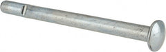 Powers Fasteners - 1/2" Diam, 1/2" Drill, 6-1/2" OAL, Split-Drive Concrete Anchor - Grade 8.2 Steel, Zinc-Plated Finish, Mushroom Head - Exact Tooling