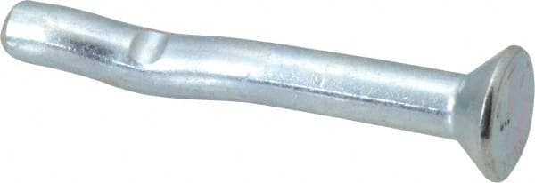 Powers Fasteners - 1/4" Diam, 1/4" Drill, 2" OAL, Split-Drive Concrete Anchor - Grade 8.2 Steel, Zinc-Plated Finish, Flat Head - Exact Tooling