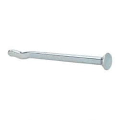 Powers Fasteners - 1/4" Diam, 1/4" Drill, 4" OAL, Split-Drive Concrete Anchor - Grade 8.2 Steel, Zinc-Plated Finish, Flat Head - Exact Tooling