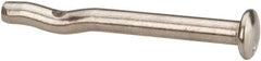 Powers Fasteners - 1/4" Diam, 1/4" Drill, 2-1/2" OAL, Split-Drive Concrete Anchor - 316 Stainless Steel, Mushroom Head - Exact Tooling