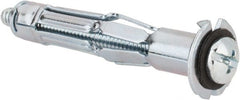 Powers Fasteners - 3/16" Screw, 3/8" Diam, 2" Long, 3/8 to 5/8" Thick, Sleeve Drywall & Hollow Wall Anchor - 3/8" Drill, Zinc Plated, Steel, Grade 5, Use in Concrete, & Masonry, Drywall, Plywood & Wallboard - Exact Tooling