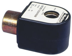 Parker - 24 Volt, 18 Coil Lead Length, Class H, Solenoid Coil - 11.5 Watt, NEMA 4X Enclosure, Use with Parker Skinner Gold Ring Series Valves - Exact Tooling