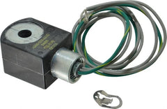 Parker - 24 Volt, 18 Coil Lead Length, Class F, Solenoid Coil - 6.0 Watt, NEMA 4X Enclosure, Use with Parker Skinner Gold Ring Series Valves - Exact Tooling