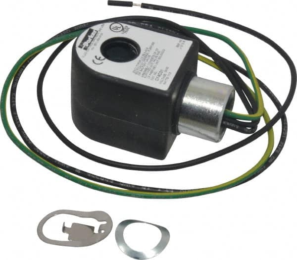 Parker - 24 Volt, 18 Coil Lead Length, Class F, Solenoid Coil - 11.0 Watt, NEMA 4X Enclosure, Use with Parker Skinner Gold Ring Series Valves - Exact Tooling