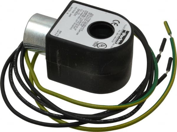 Parker - 24 Volt, 18 Coil Lead Length, Class F, Solenoid Coil - 16.0 Watt, NEMA 4X Enclosure, Use with Parker Skinner Gold Ring Series Valves - Exact Tooling