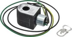 Parker - 24 Volt, 18 Coil Lead Length, Class F, Solenoid Coil - 11.5 Watt, NEMA 4X Enclosure, Use with Parker Skinner Gold Ring Series Valves - Exact Tooling