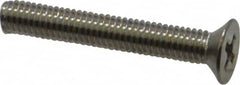 Value Collection - M3x0.50 Metric Coarse, 20mm OAL Phillips Drive Machine Screw - Flat Head, Grade 18-8 Stainless Steel, Uncoated, Without Washer - Exact Tooling